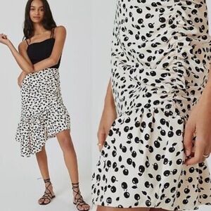 Maeve by Anthropologie Cherry Flounced Skirt xl